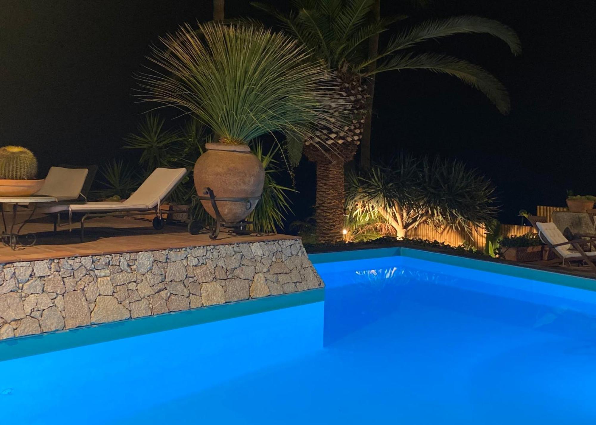 Villa Lou Taormina Private Villa With Panoramic Sea View Pool ภายนอก รูปภาพ
