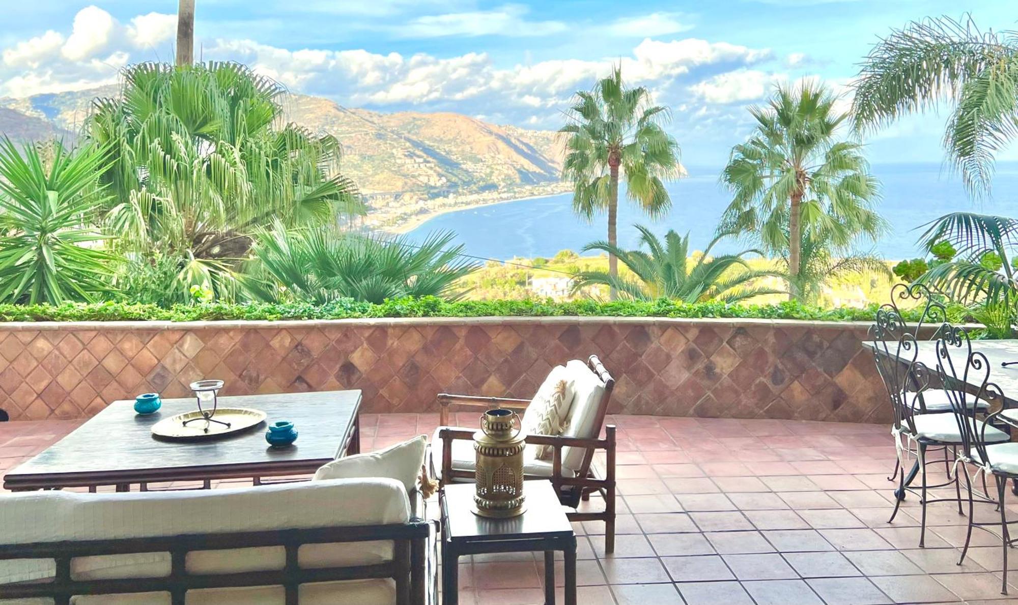 Villa Lou Taormina Private Villa With Panoramic Sea View Pool ภายนอก รูปภาพ