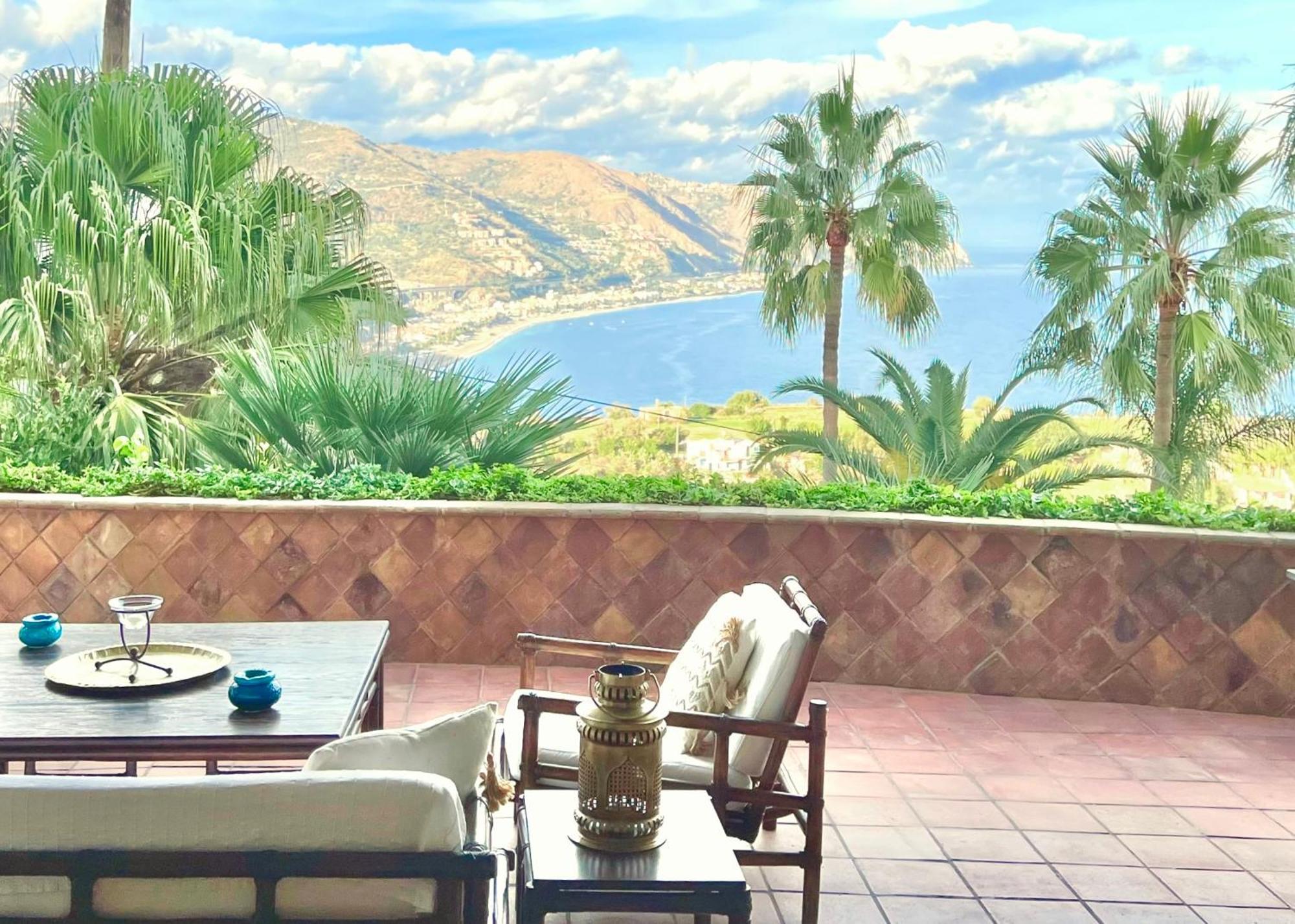 Villa Lou Taormina Private Villa With Panoramic Sea View Pool ภายนอก รูปภาพ