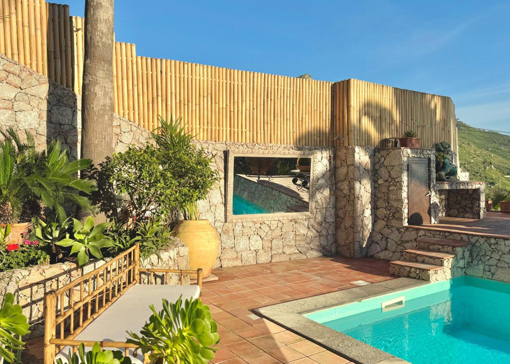 Villa Lou Taormina Private Villa With Panoramic Sea View Pool ภายนอก รูปภาพ